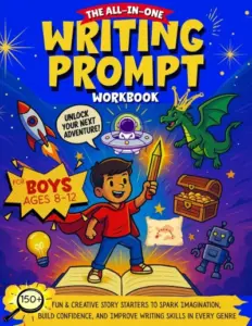 The All In One Writing Prompt Workbook for Boys Ages 8-12: 150+ Fun & Creative Story Starters to Spark Imagination, Build Confidence, and Improve Writing … in Every Genre (Writing Prompts For Kids)