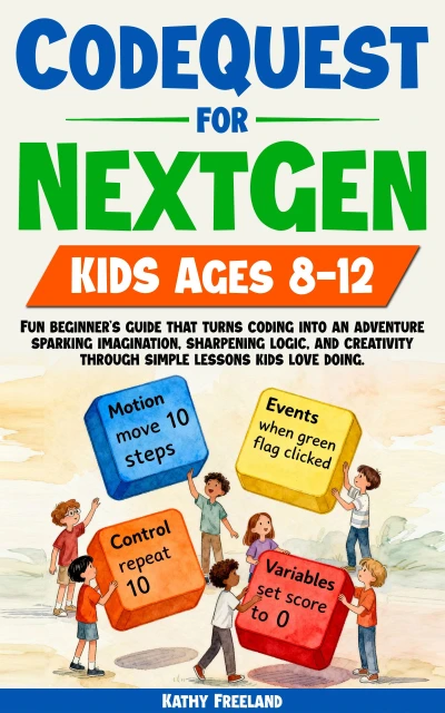 CodeQuest for Nextgen Kids Ages 8-12: Fun Beginner’s Guide That Turns Coding Into an Adventure, Sparking Imagination, Sharpening Logic, and Creativity Through Simple Lessons Kids Love Doing