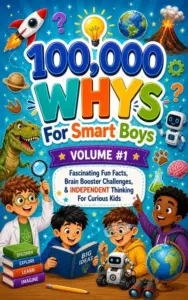 100,000 WHYs for SMART BOYS VOLUME #1:: Fascinating Fun Facts, Brain Booster Challenges, STEM And Independent Thinking For Curious Kids! (WHY OH WHY – 100,00 WHYS!)