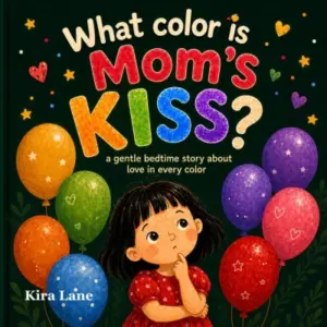 What Color is Mom’s Kiss?: A Gentle Bedtime Story for Toddlers and Kids Ages 2-6 – A Soothing Picture Book About Love, Colors, and Emotions – Premium Color Print