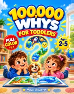 100,000 Whys Book for Toddlers: The Big Book of Whys for Little Kids – Real Answers to Your Child’s Biggest Questions | Full-Color Illustrations on Every Page | Perfect for Bedtime | Ages 2–5